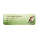 Search for sparrow return address labels Bird