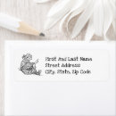Search for cartoon characters return address labels For her