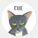 Search for black cat face stickers Pet