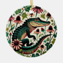 Search for alligator christmas tree decorations Vintage
