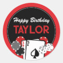 Search for casino birthday party stickers Poker