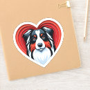 Search for aussie heart stickers Australian shepherd