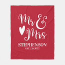 Search for mr and mrs blankets Typography