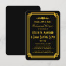 Search for 1920s rehearsal dinner invitations Geometric
