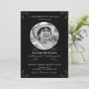 Search for classic funeral invitations Black