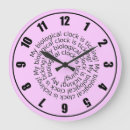 Search for birth nursery clocks Pink