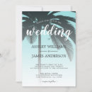 Search for blue tree wedding invitations Tropical