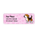 Search for beagle return address labels Dog lover