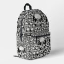 Search for scary skull bags Black and white