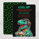 Search for level up birthday invitations Retro