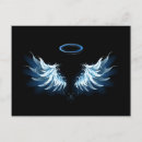 Search for black wings postcards Angel