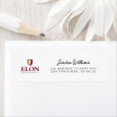 Search for mascot return address labels Elon university