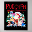 Search for rudolph the red nosed reindeer posters Santa