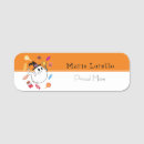 Search for halloween name tags Orange