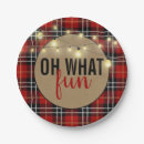 Search for oh what fun plates Christmas party