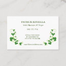 Search for shamrock business cards Ireland