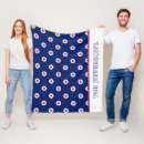 Search for blue and white stripes blankets Usa