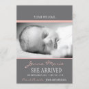 Search for two sided birth announcement cards Girl