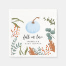 Search for fall in love napkins Baby shower