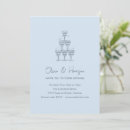 Search for handdrawn invitations Champagne tower