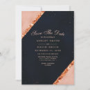 Search for copper save the dates Navy blue