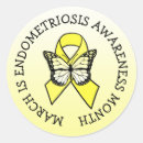 Search for endometriosis stickers Yellow