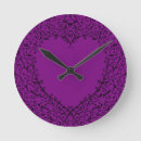 Search for gothic clocks Purple