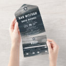 Search for foil bar bat mitzvah invitations Star of david