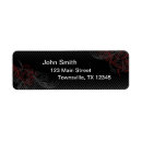 Search for card suits return address labels Black