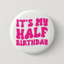 Search for months badges Pink
