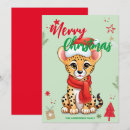Search for leopard christmas cards Xmas