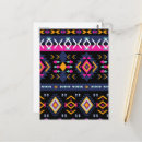 Search for indian patterns postcards Aztec