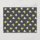 Search for yellow and grey postcards White