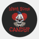 Search for evil clown stickers Creepy