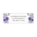 Search for lavender flower return address labels Sage green