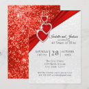 Search for bright red invitations Elegant
