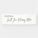 Search for will you marry me banners Party
