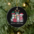 Search for meowy christmas tree decorations Santa