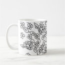 Search for black and white drawing mugs Modern