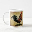 Search for vintage rooster mugs Colourful