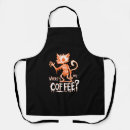 Search for coffee cat aprons Crazy cat lady