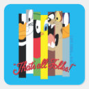 Search for looney stickers Thats all folks