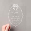 Search for acrylic baby shower invitations Vintage