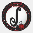 Search for j initial stickers Red