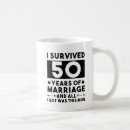 Search for funny wedding anniversary mugs Wife