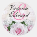 Search for pink rose wedding stickers Victorian