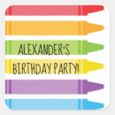 Search for kids crayon stickers Party