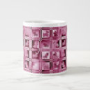 Search for grid pattern mugs Pink