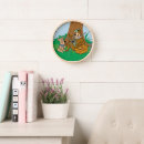 Search for funny cartoon character clocks Animated character design