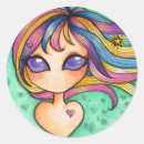 Search for bright eyes stickers Rainbow